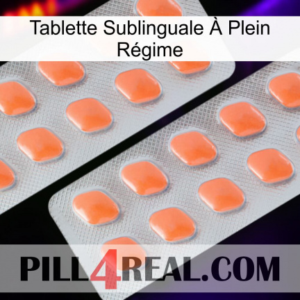 Tablette Sublinguale À Plein Régime 27